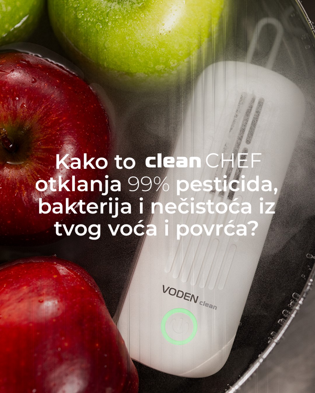 Voden Clean Chef smart sterilizator namirnica mobile 2